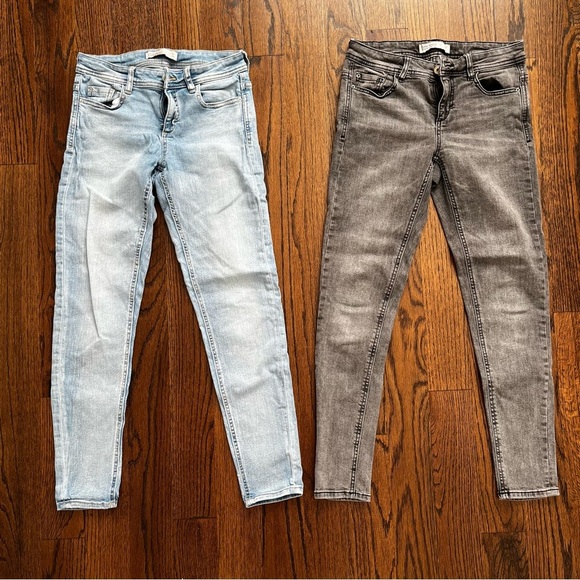 Zara Bundle Lot Skinny Jeans Sz 2 and 6 - Picture 3 of 10